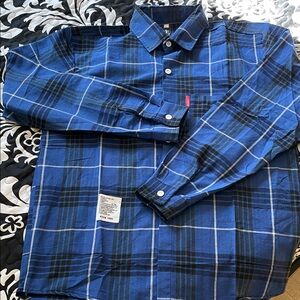 Blue Plaid Boy’s Shirt
